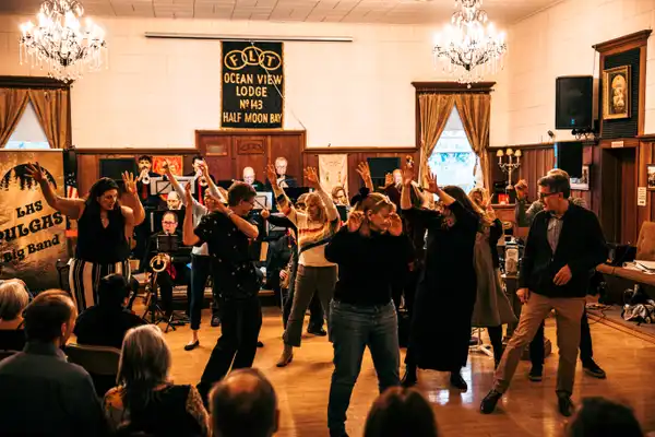 Dancers at Odd Fellows in Half Moon Bay
