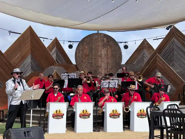 Singer Jim Shannon and Las Pulgas Big Band at Old Princeton Landing in Half Moon Bay