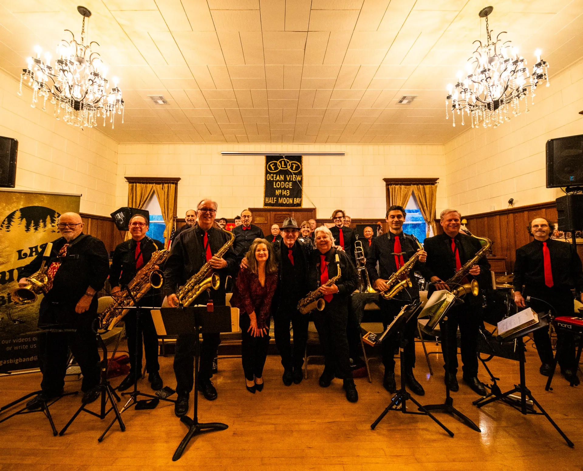 Las Pulgas Big Band performing live