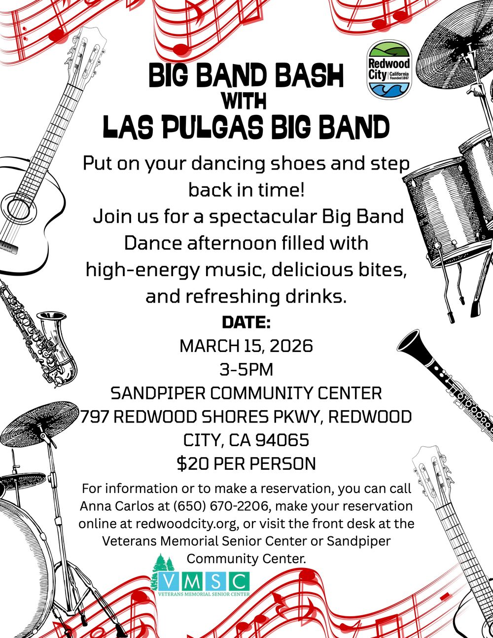 Big Band Bash at Sandpiper Community Center